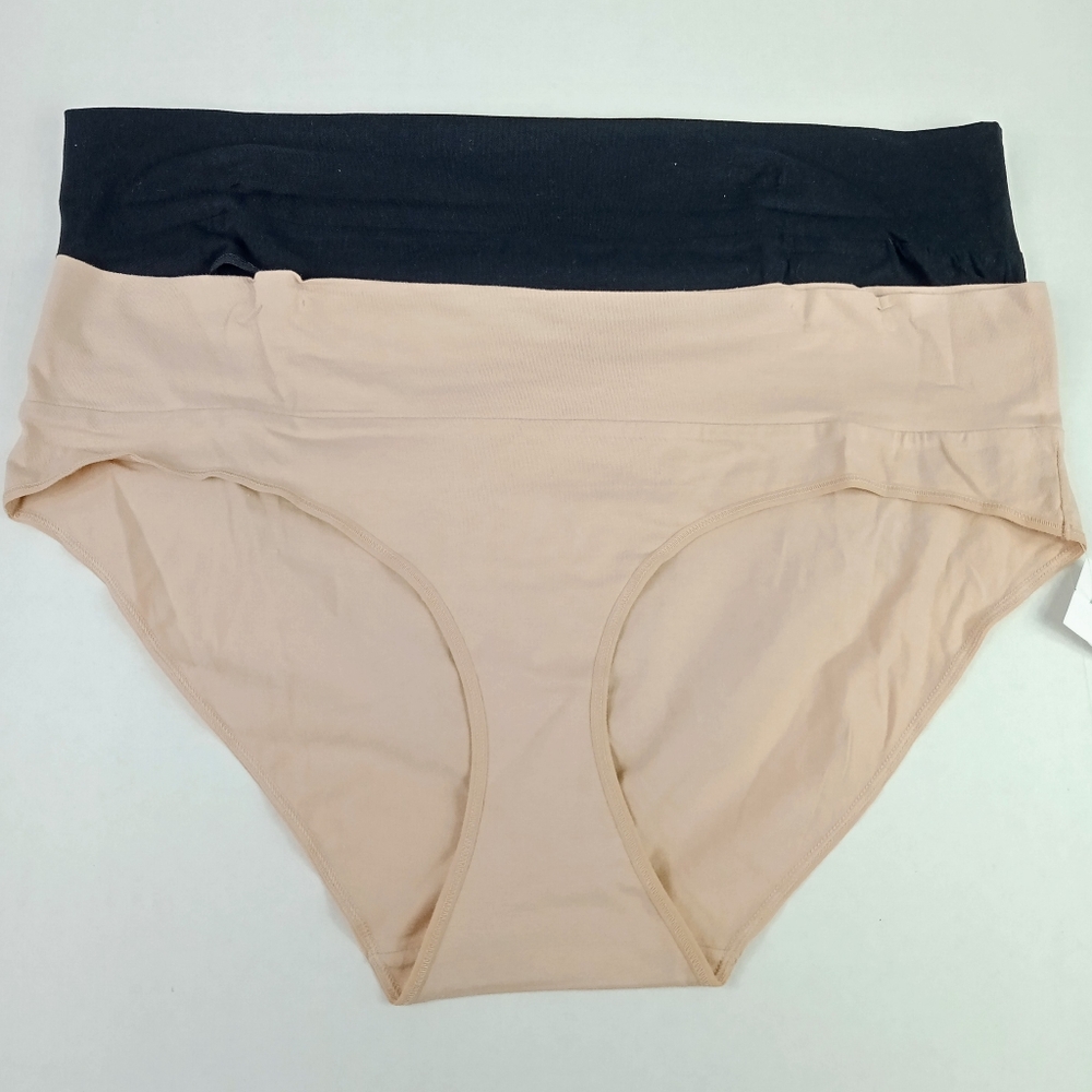 2 Pair Motherhood Maternity Fold Over Panties